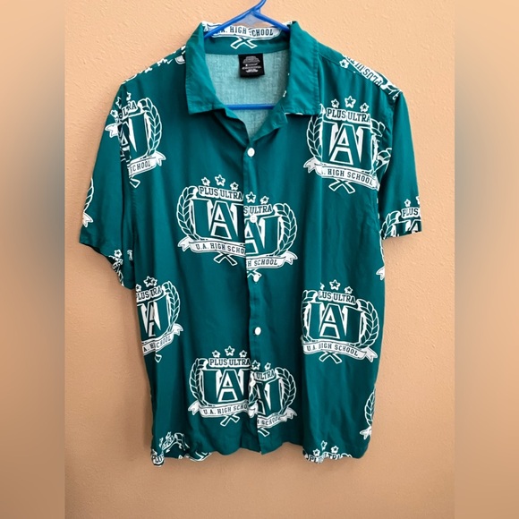 My hero academia young mans button shirt - Picture 1 of 5